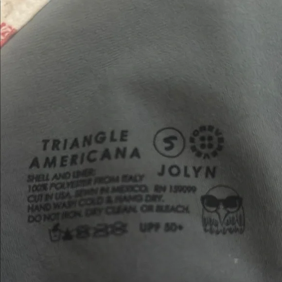 worn once Jolyn Triangle bikini top - Picture 2 of 2